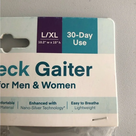 Boomer naturals Neck Gaiter Christmas Santa Claus For Men and Women Size L/XL - Picture 4 of 7